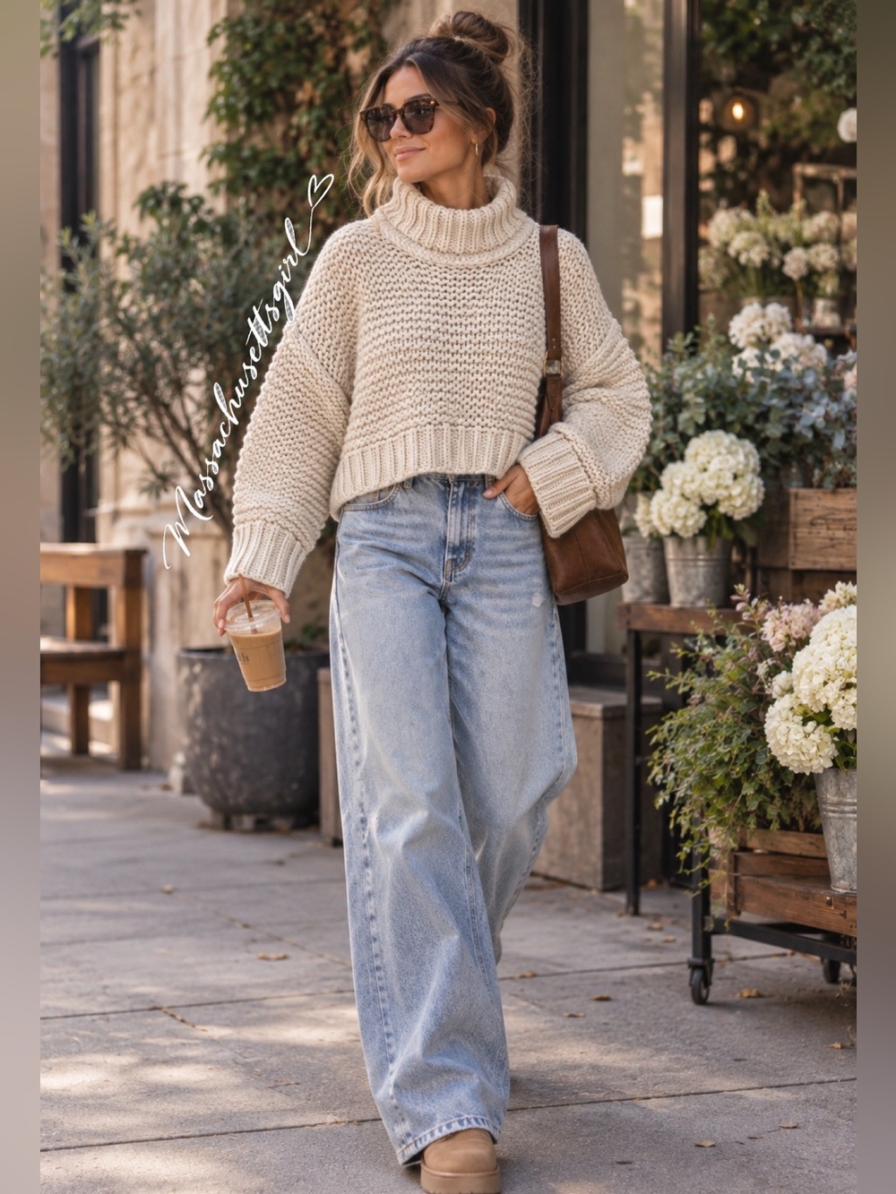 Free People My Only Sunshine Sweater Ivory Cream Oversized Size XS